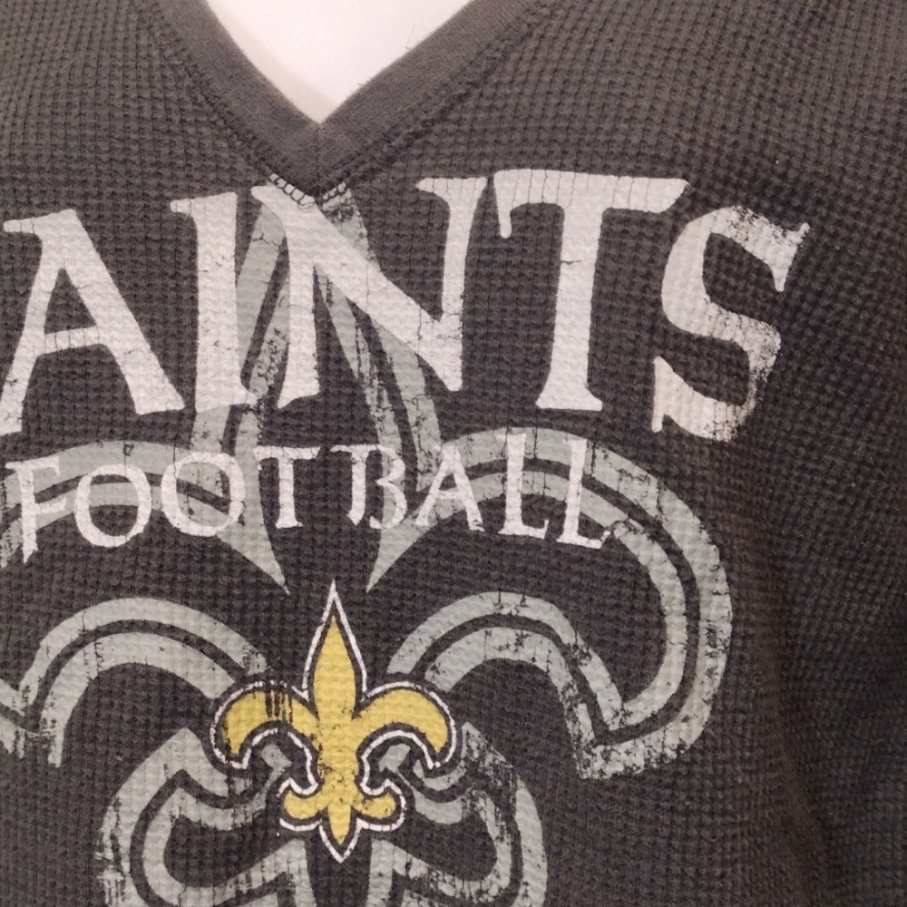 NFL Saints Football waffle top XL - Picture 2 of 5